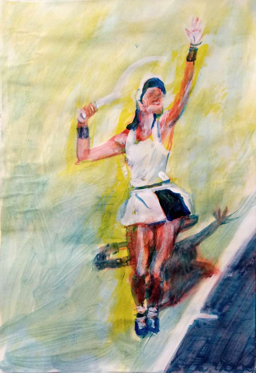 Tenniswoman by Marie Désert 