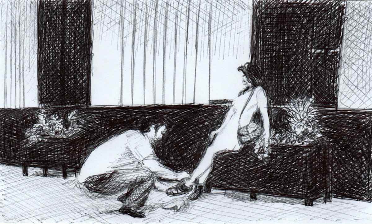 À ses pieds by Marie Désert  Image: Copyright Adagp, Paris 2020. 