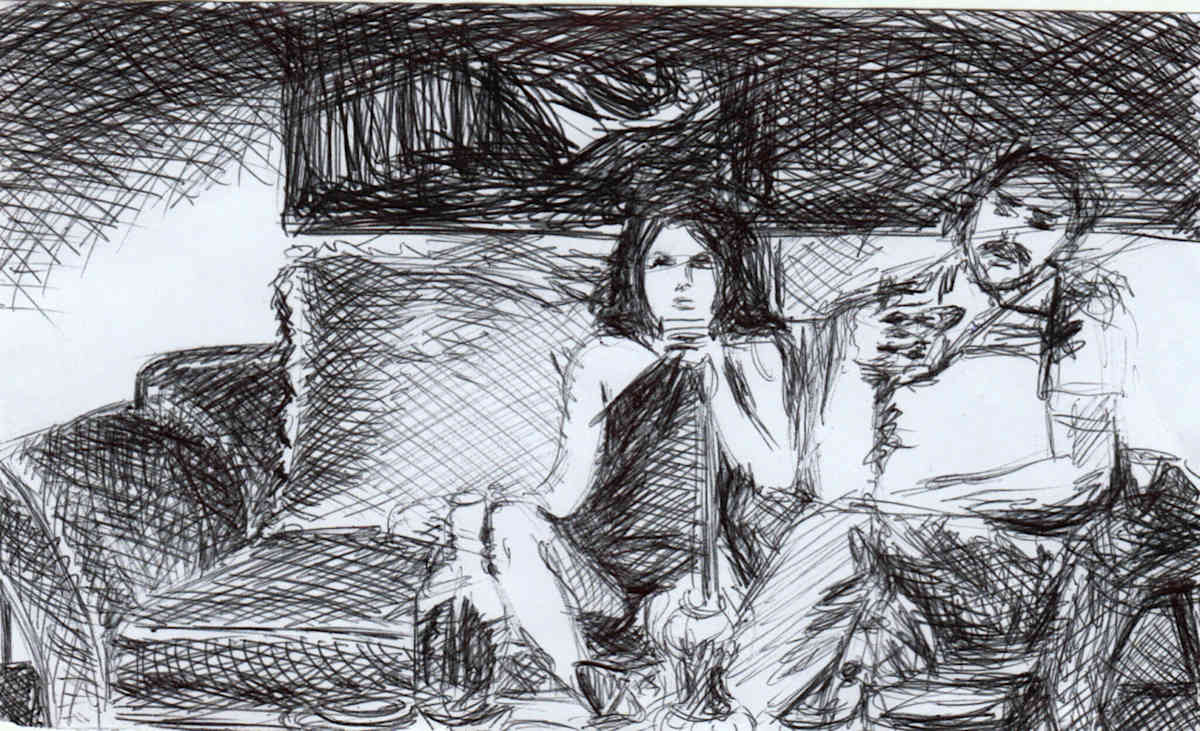 Sur un autre canapé by Marie Désert  Image: Copyright Adagp, Paris 2020.