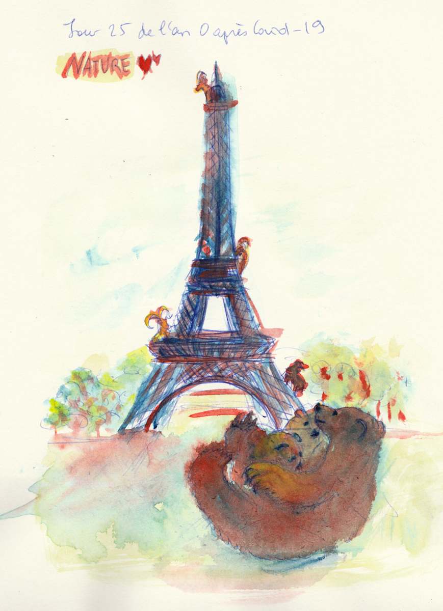 Jour 25 de l’an 0 après Covid - 19  - Nature by Marie Désert  Image: Copyright Adagp, Paris 2020