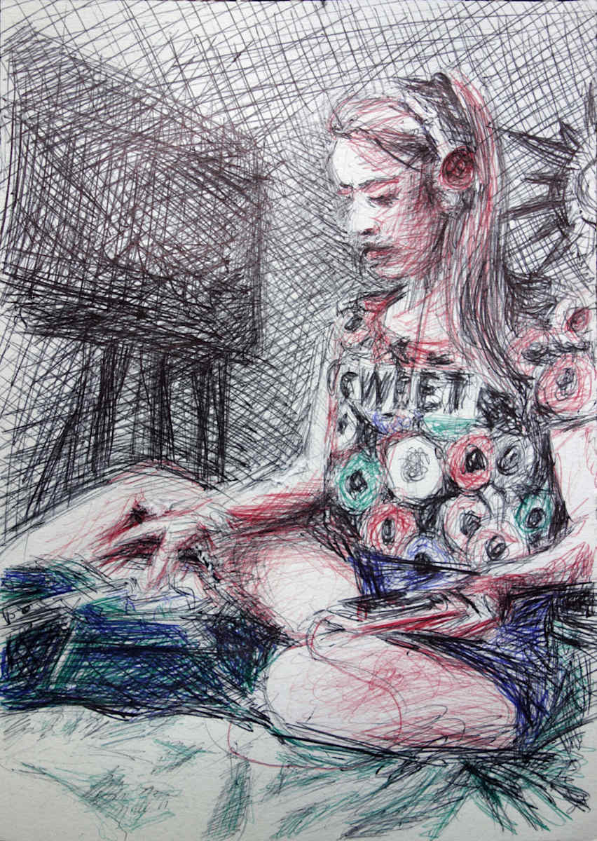 The typewriter by Marie Désert 