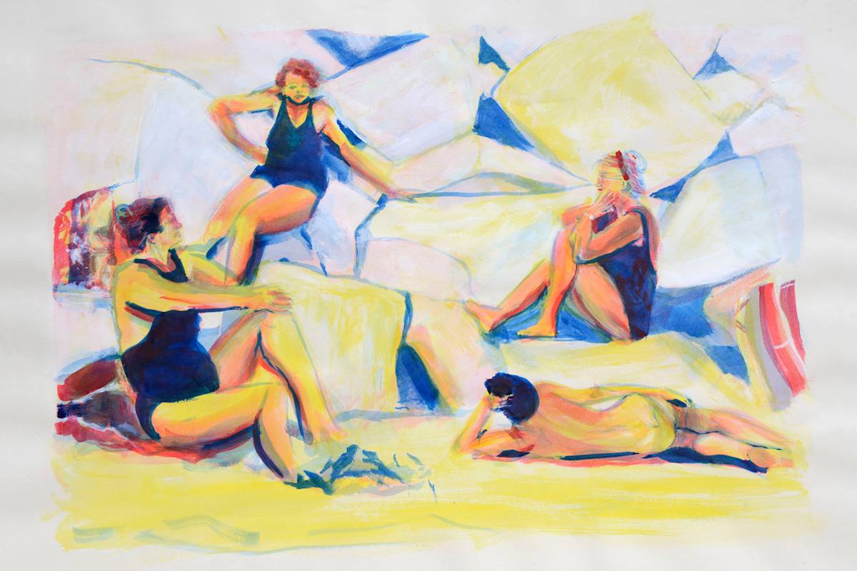 Sur les rochers by Marie Désert, Image 1.