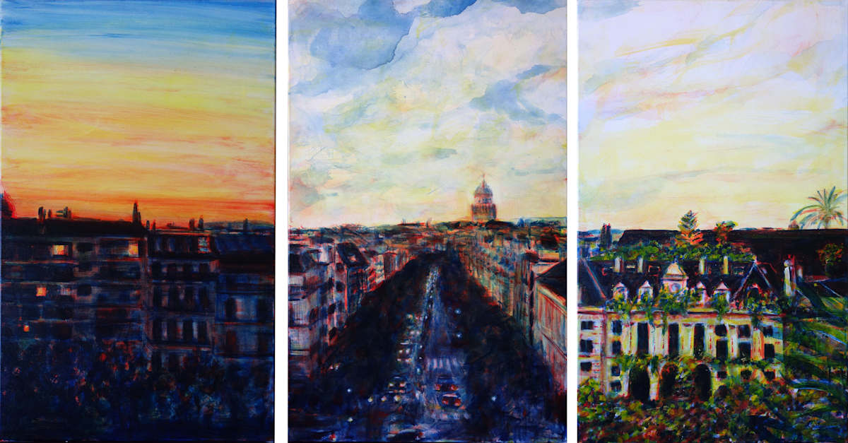 Triptyque Paris 13 by Marie Désert 