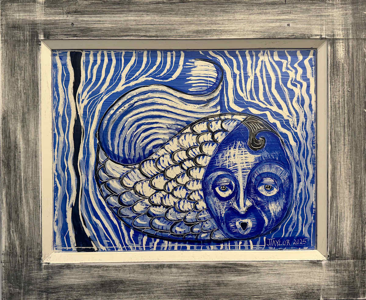 Fish Lines III by Jennifer Taylor 