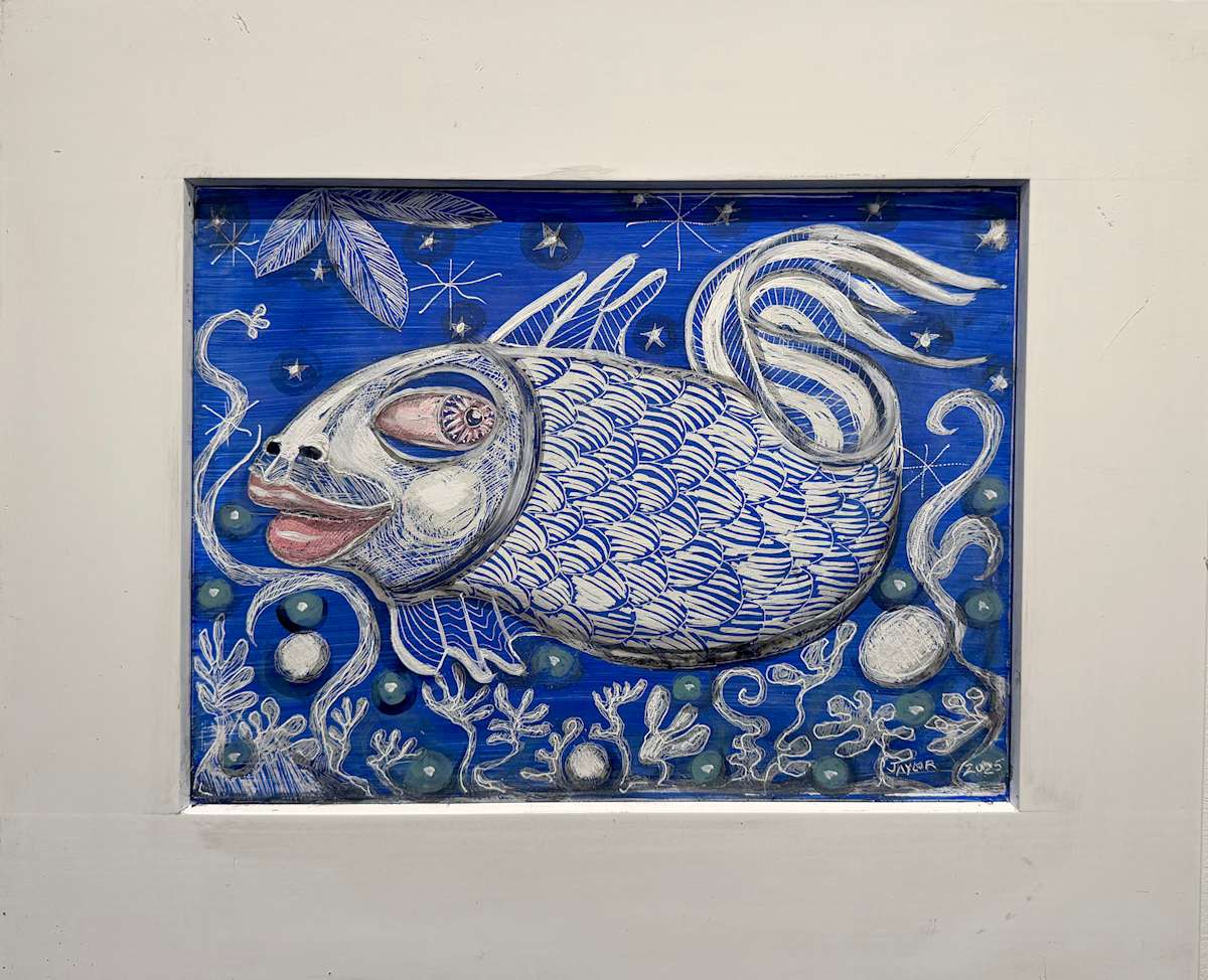 Fish Lines IX by Jennifer Taylor, Image 2.