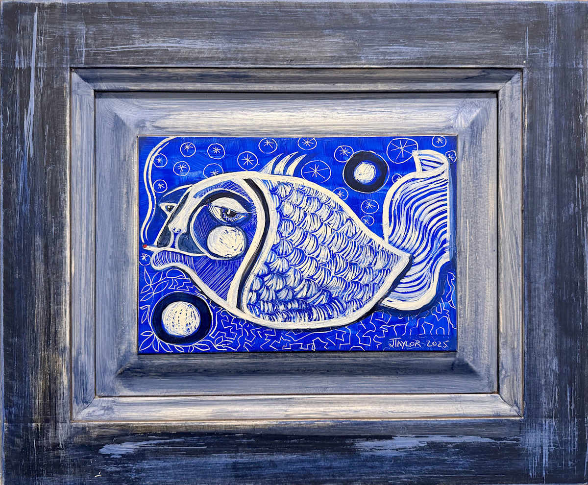 Fish Lines VI by Jennifer Taylor, Image 2.