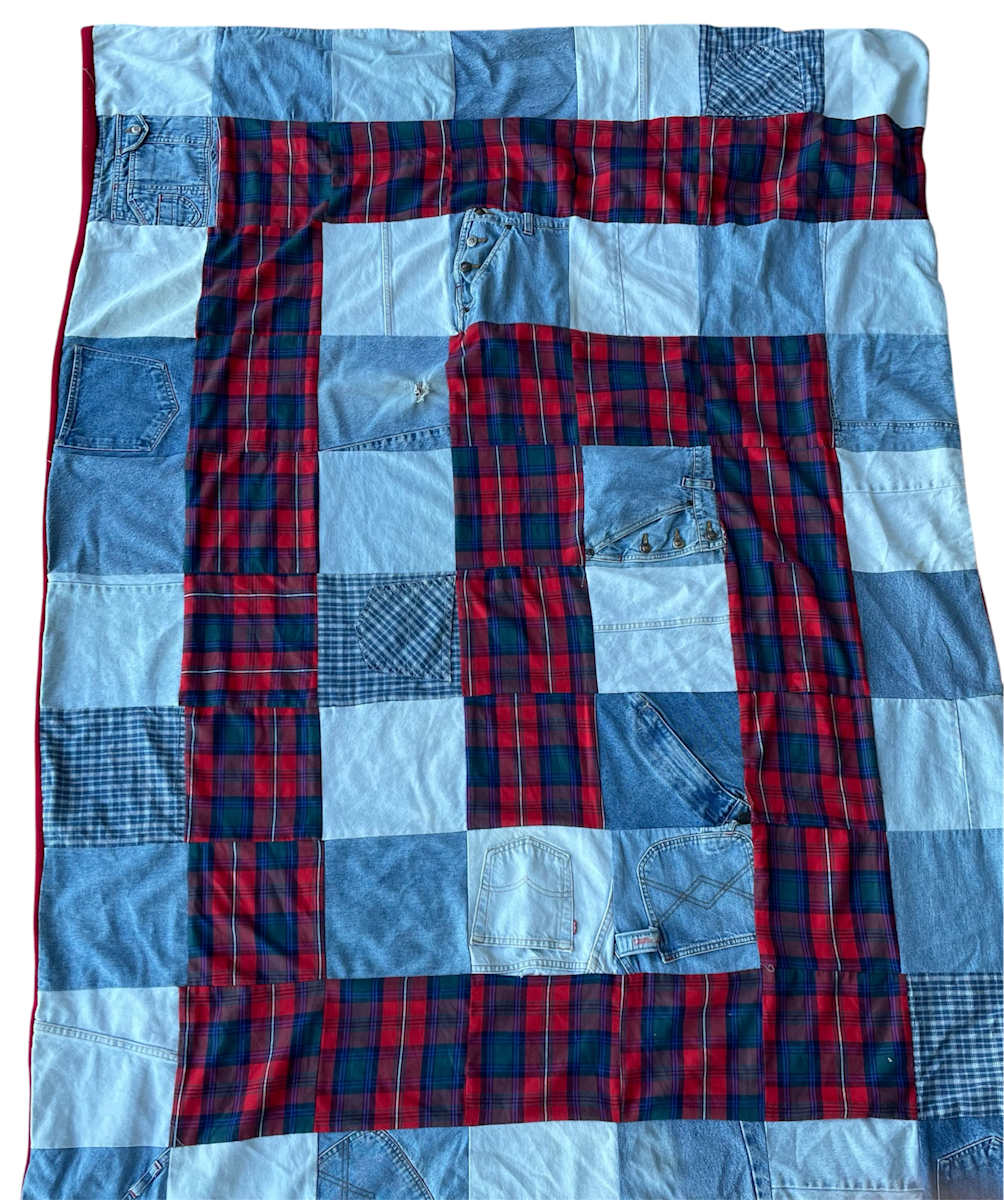 Jeans & Flannel Quilt by Shea Schachameyer 