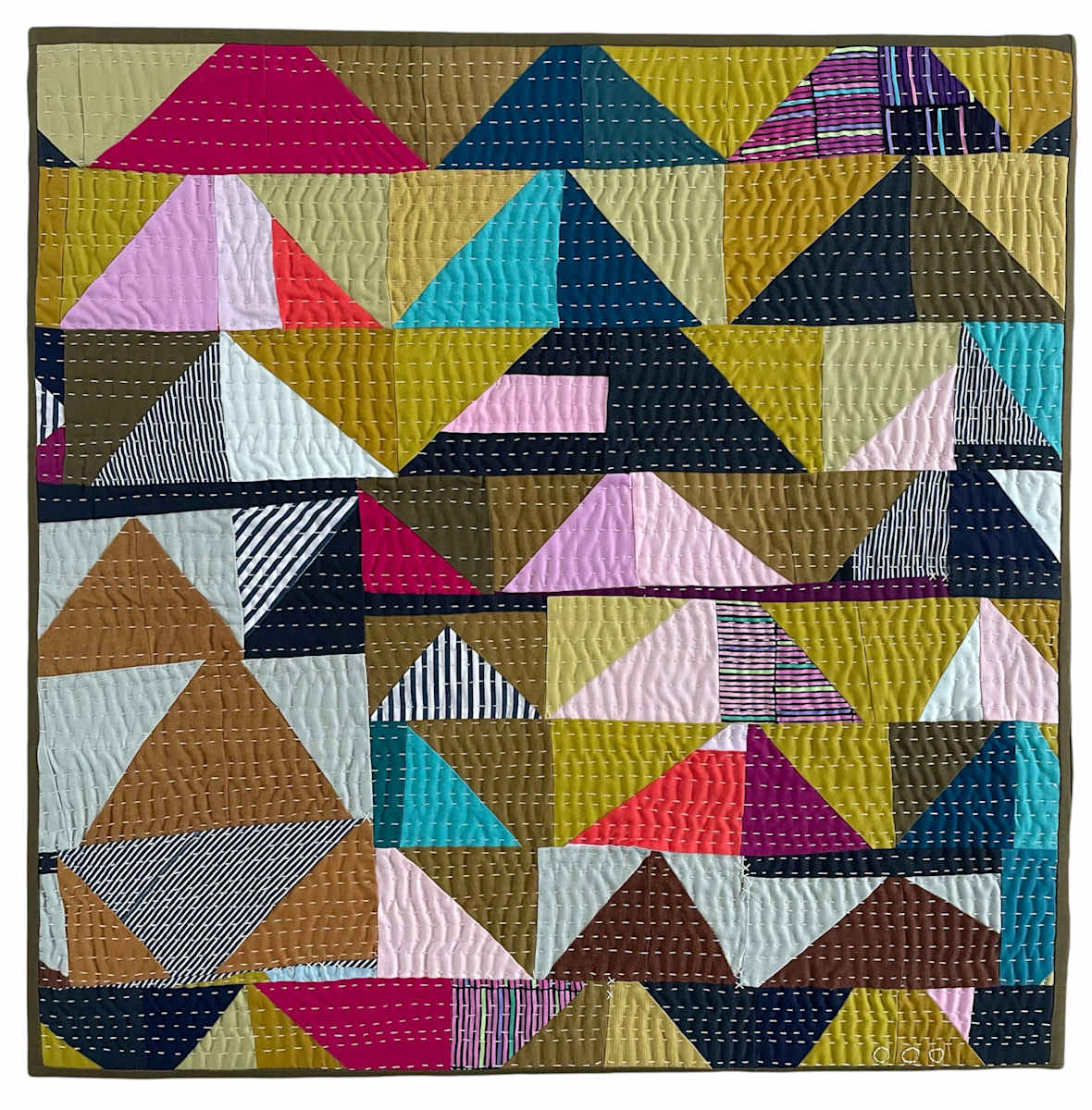 Quilt Block (No. 15) - Triangles by Shea Schachameyer, Image 1.