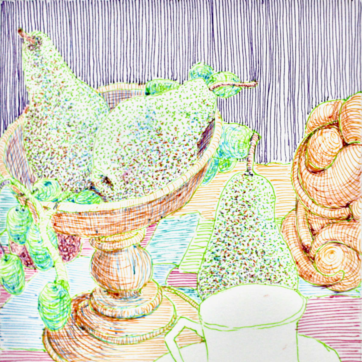 Tea Time/l'heure du thé by Karen Blanchet 
