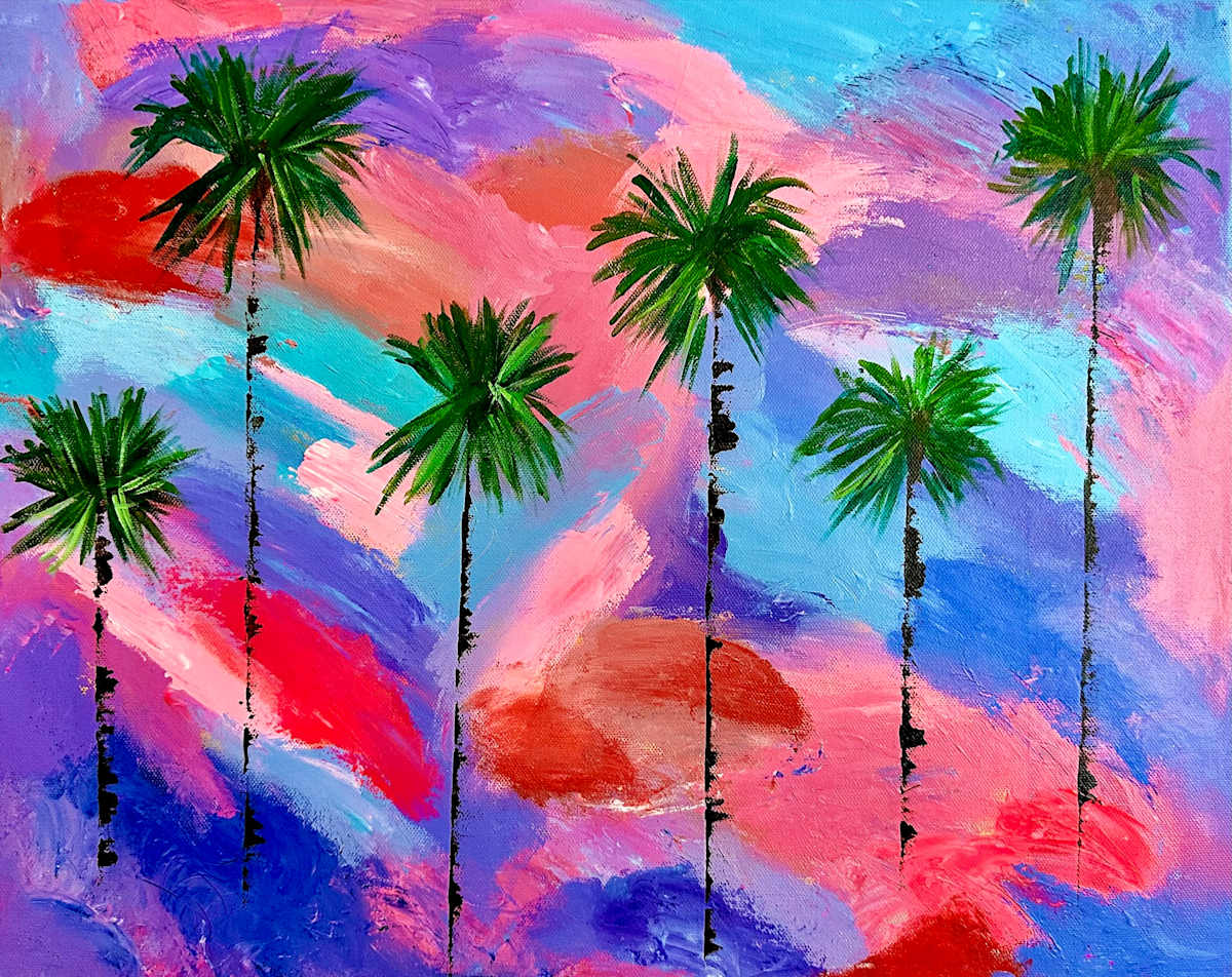 Santa Monica Lights by A Wilson 