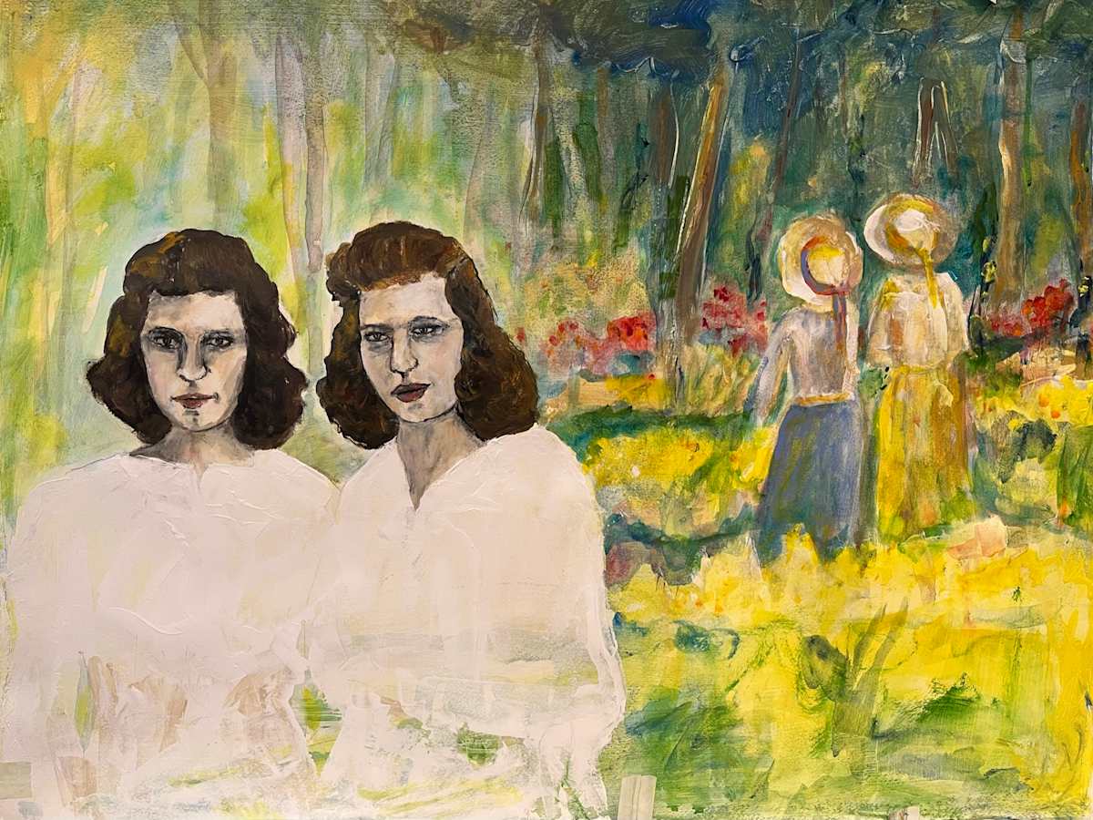 HoCo Conservancy - Sisters (In The Garden) by Elaine Weiner-Reed 