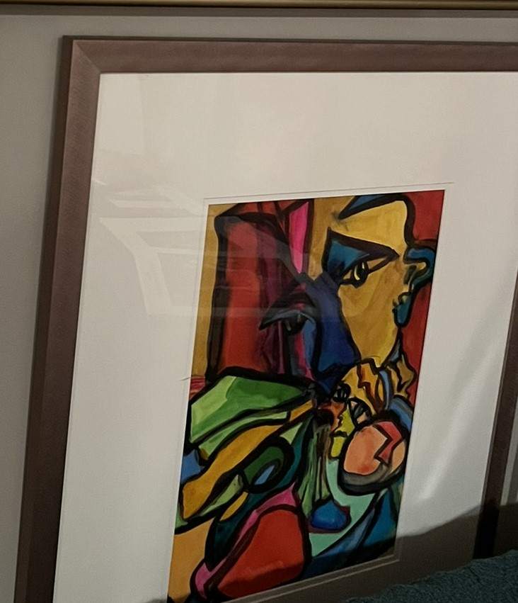 Morning Still Life (A Nod to Picasso) by Elaine Weiner-Reed 