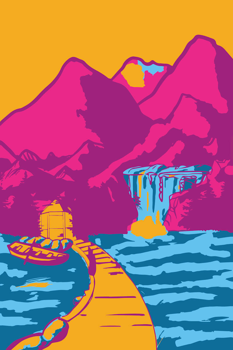 Kambadaga Waterfall by Aissata Bah 