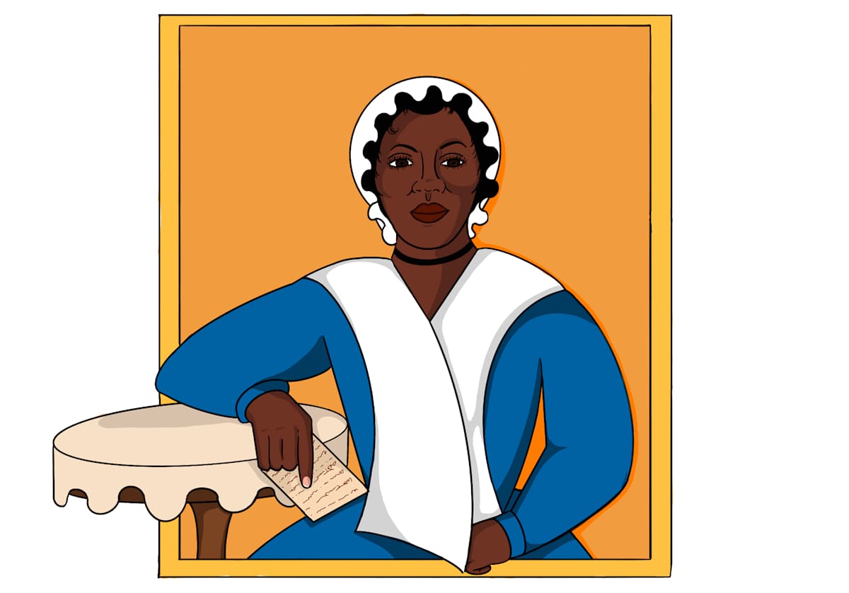 Phillis Wheatley Portrait by Syleah Forde, Image 1.