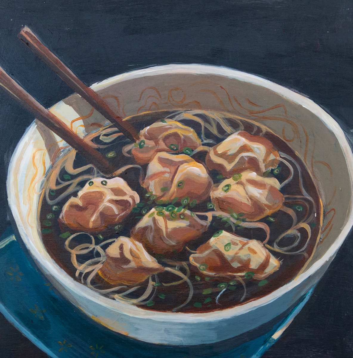 Wontons by Sitaratun "Sitara" Mehjabin, Image 1.
