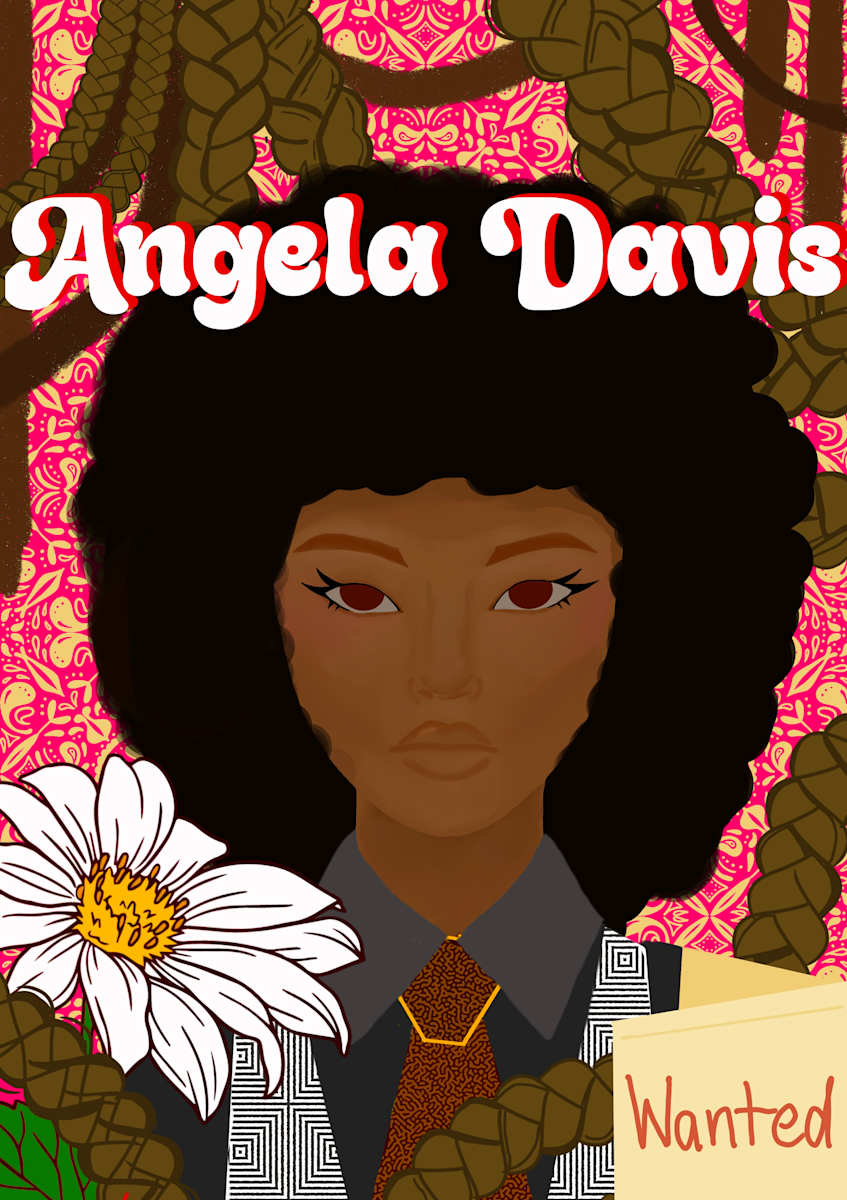 Angela Davis by Nikkia "Kia" Brown, Image 1.