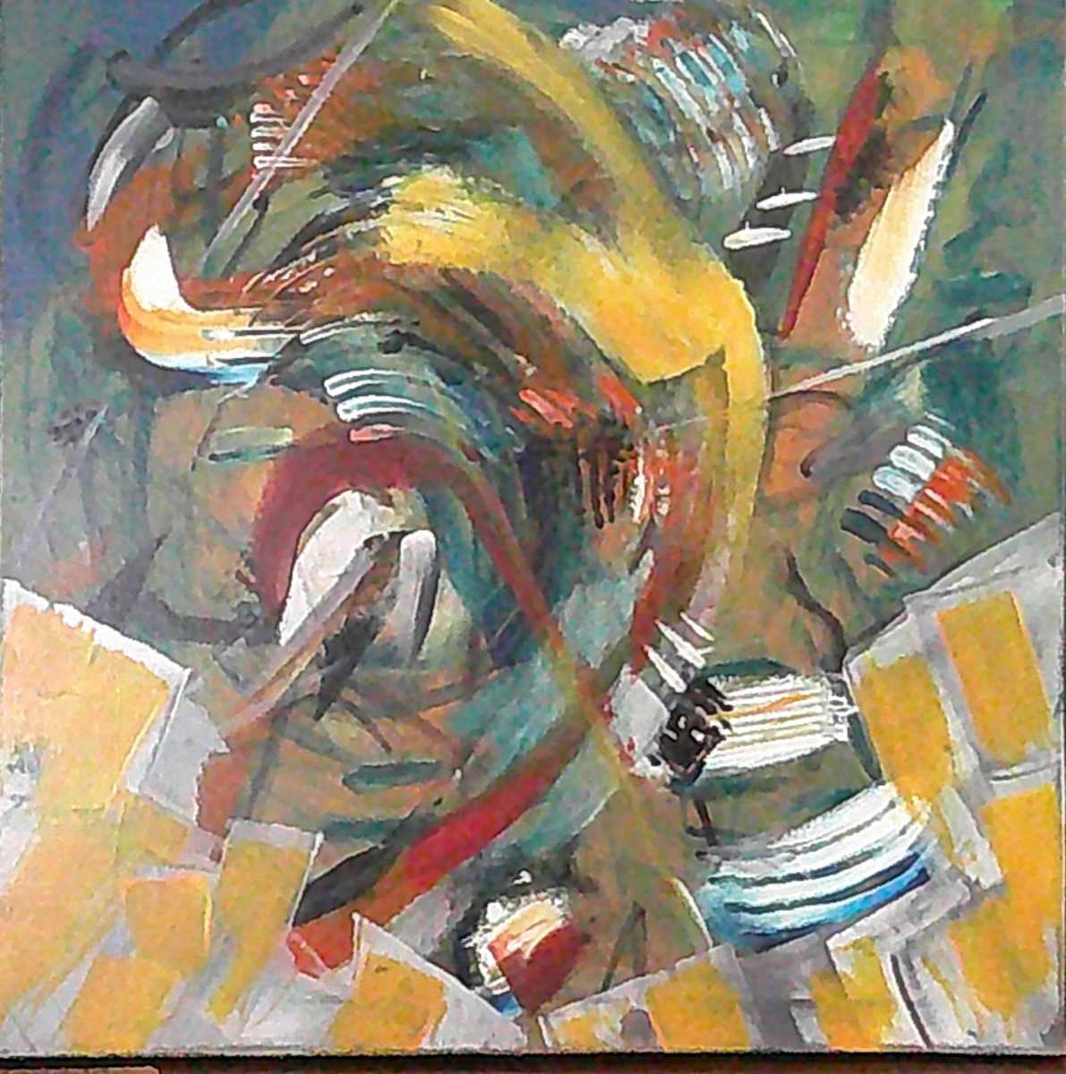 Yellow Turntable by Lezlie  Lenay  Image: Bad Picture. Photo blown out