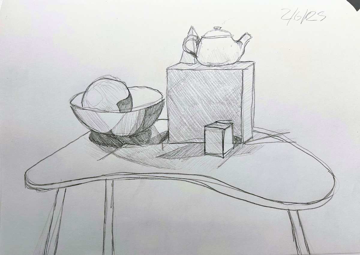 Table with Still Life by Sam Borden 