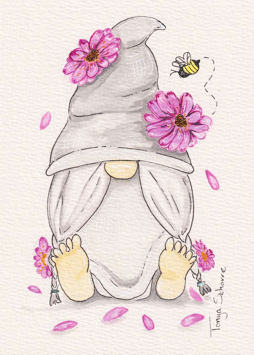 Cosmos Gnome by Tonya Schorre 