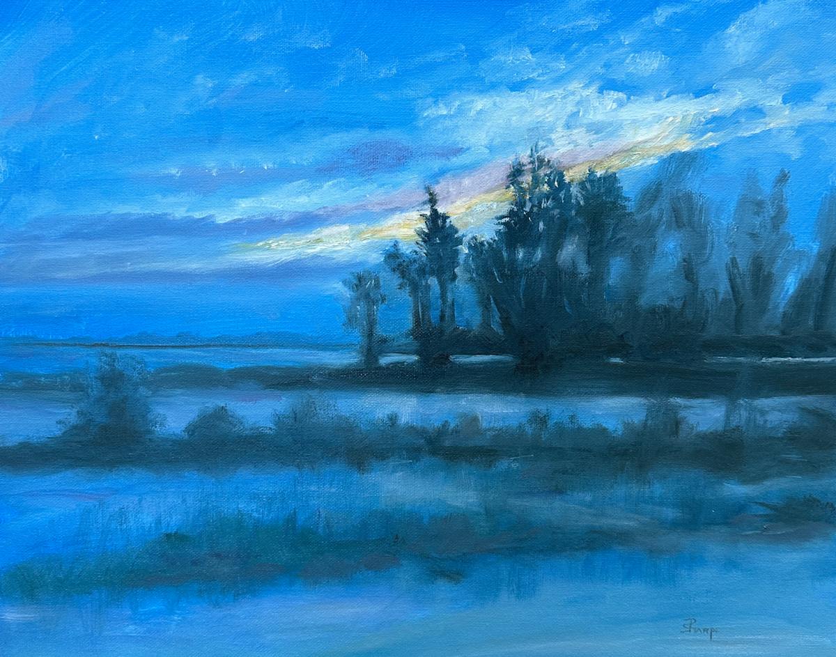 Dawning on the Main Canal by Phyllis Sharpe 