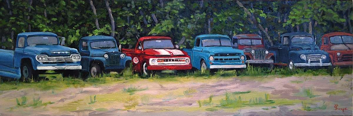 'Gentlemen Start your Engines' by Phyllis Sharpe, Image 1.