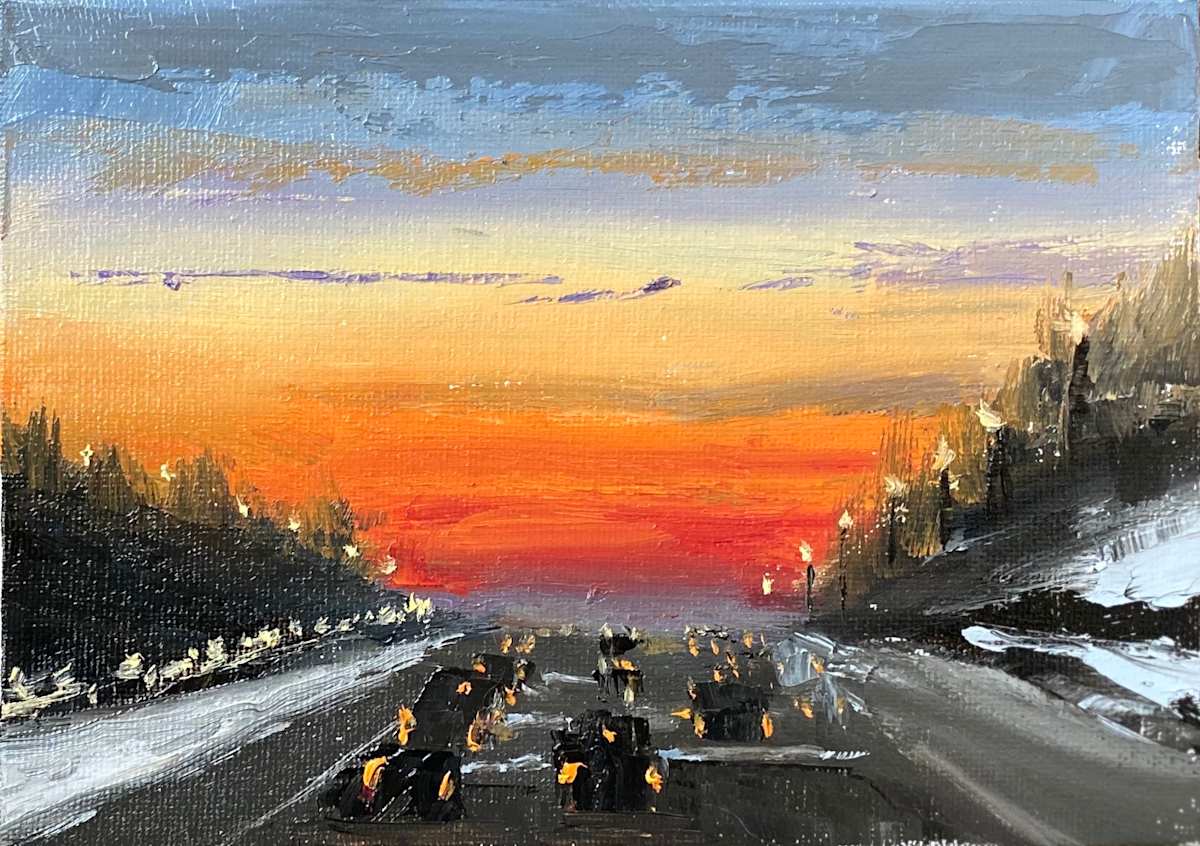 Northwest Sunset, Image 1.