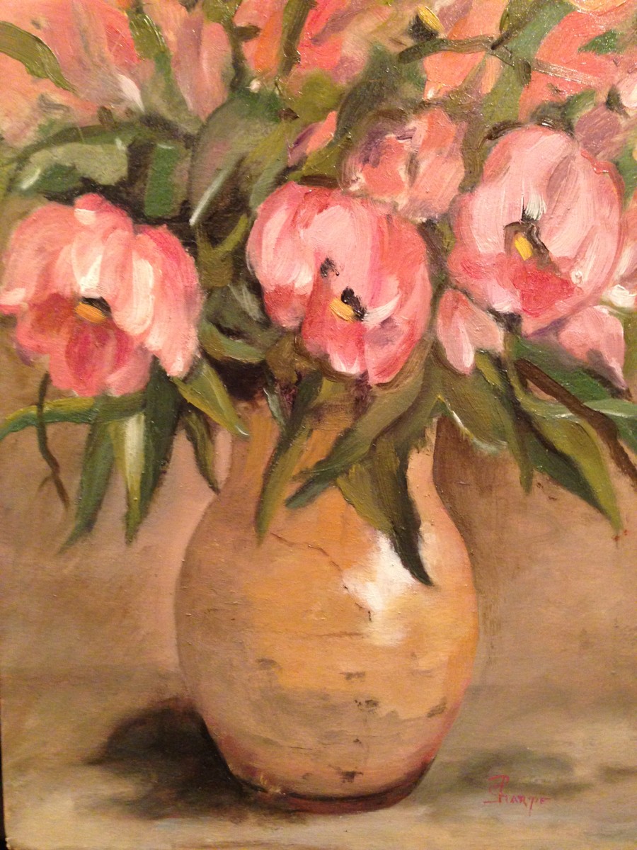 Flowers & Vase by Phyllis Sharpe 