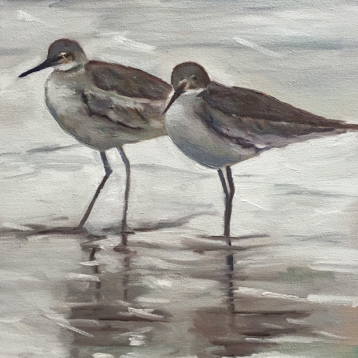 'Sanderlings' by Phyllis Sharpe 