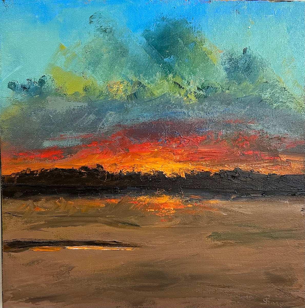 Autumn Reflection by Phyllis Sharpe 