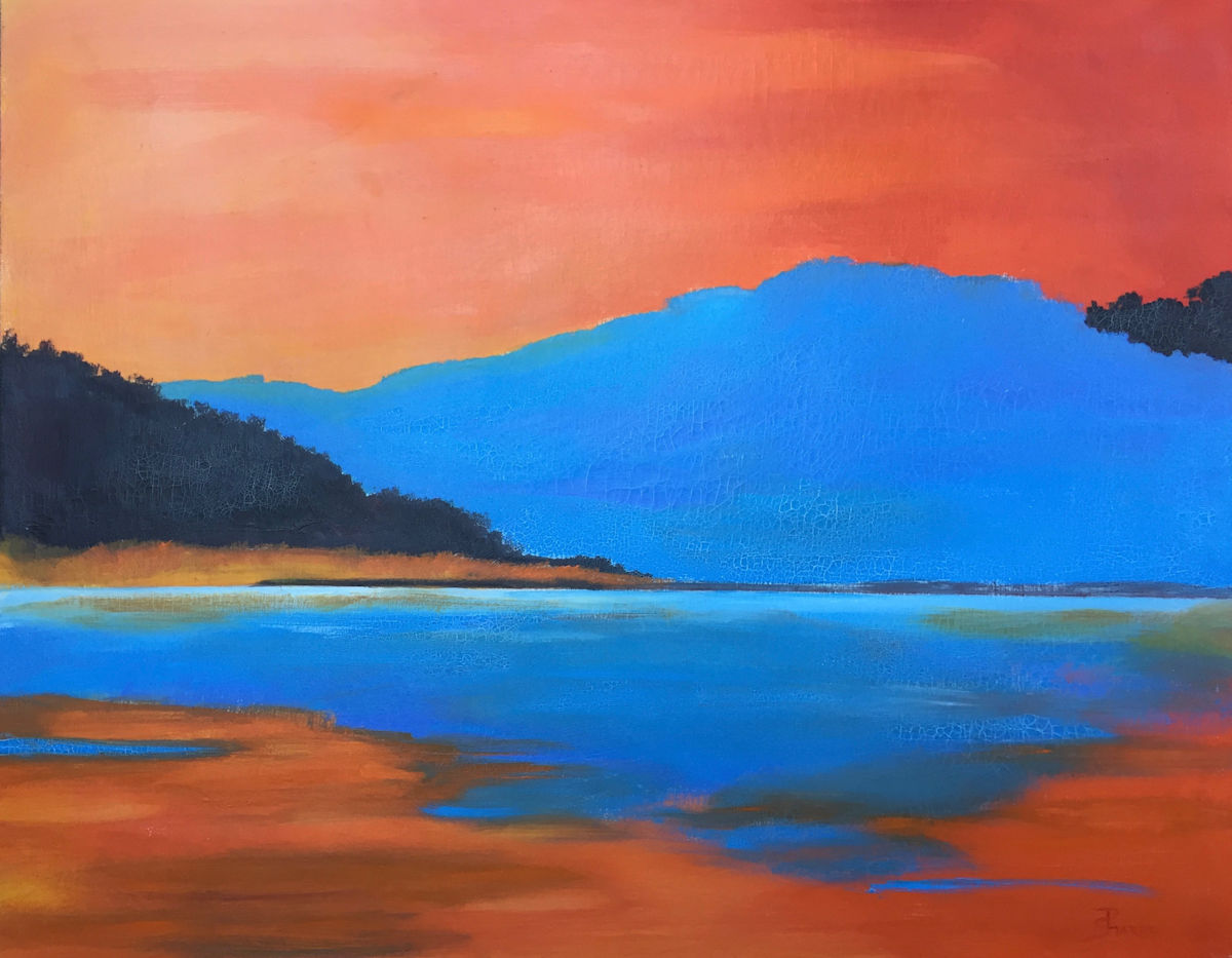 'The Walk by the Lake' by Phyllis Sharpe, Image 1.