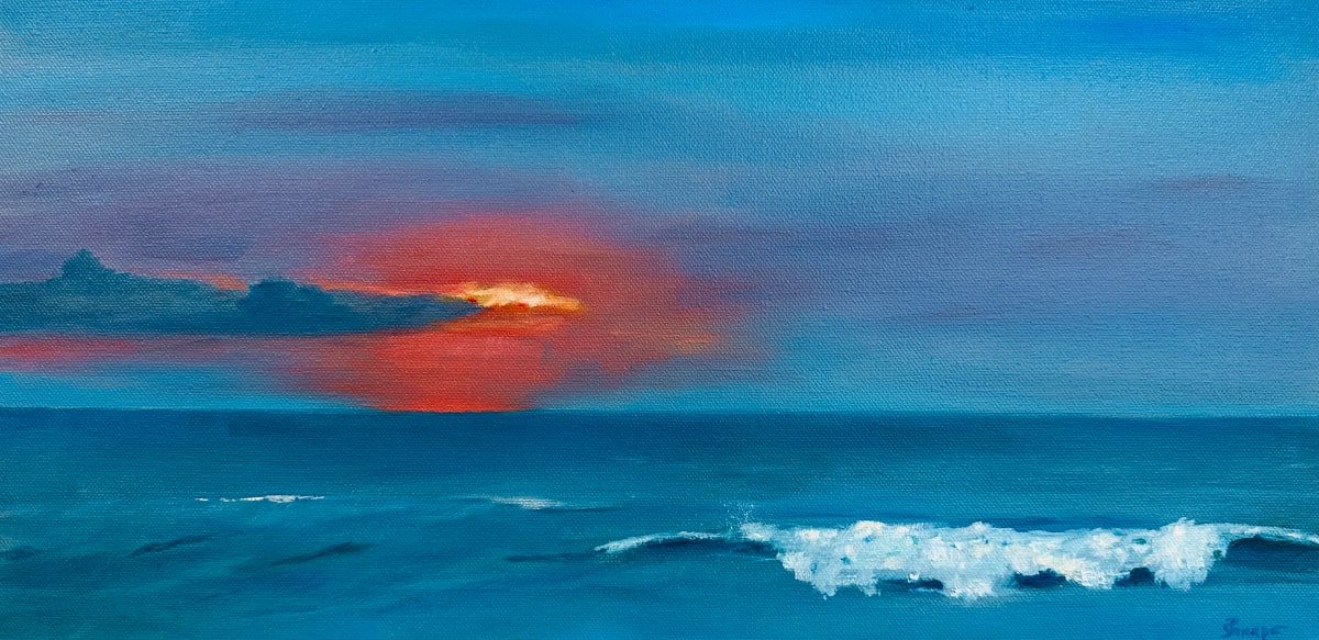 Orange Sunrise by Phyllis Sharpe, Image 2.