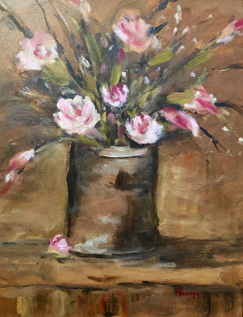 'Pink Posies' by Phyllis Sharpe 