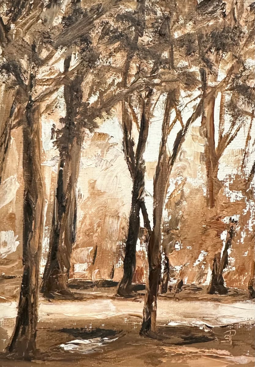 Brown Trees by Phyllis Sharpe 