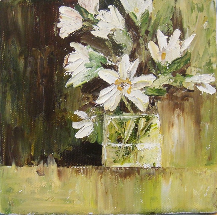 White Flowers by Phyllis Sharpe 