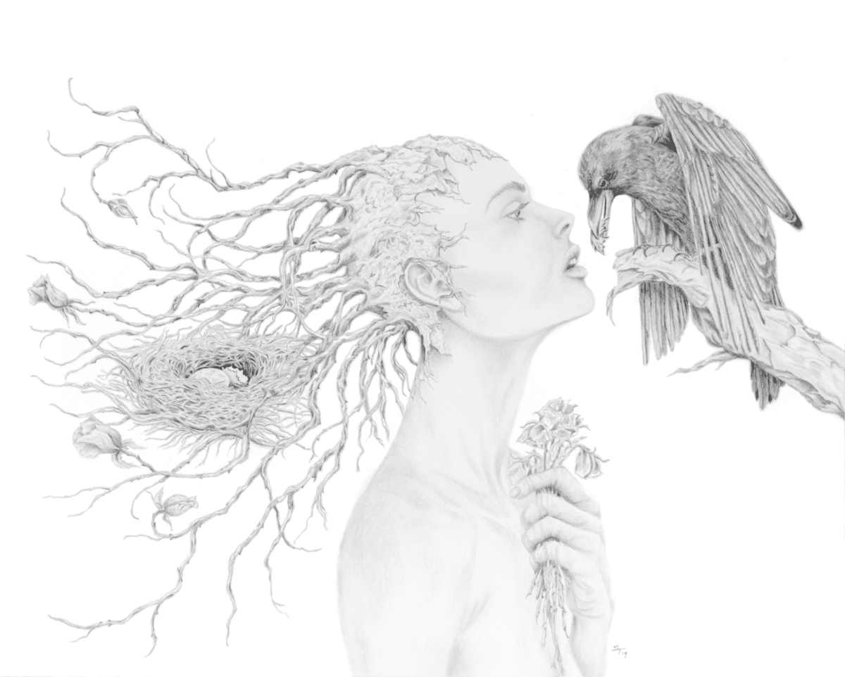 Shards of Truth by Susan K. Theroff  Image: She was fed shards of Truth but found them hard to swallow.  