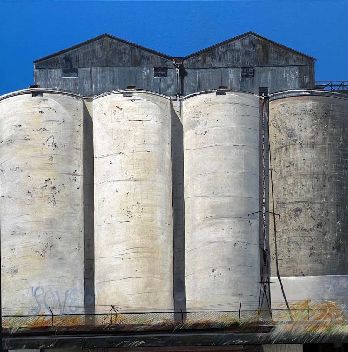 BIG SILOS with LOVE #3 by Ema Lahey, Image 1.