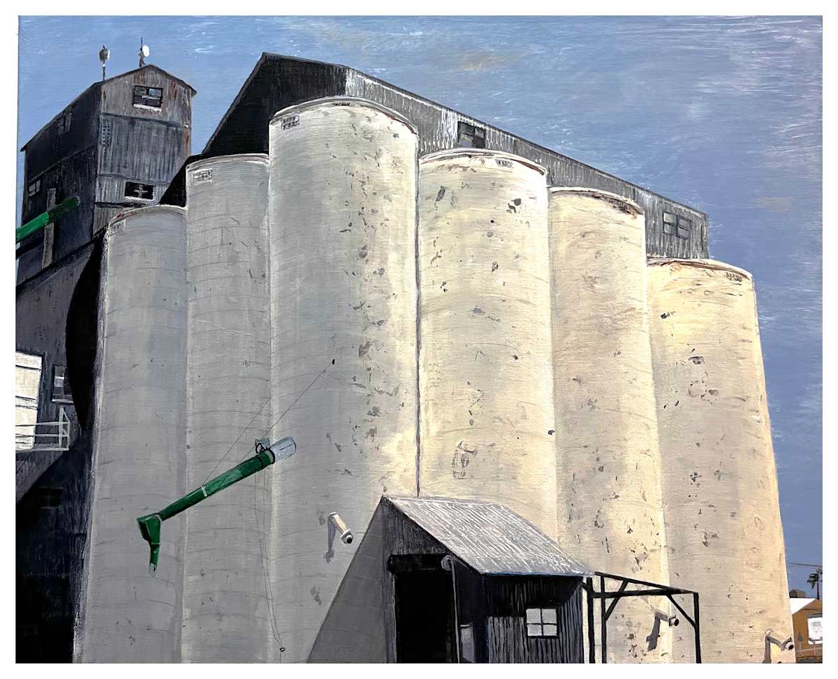 Six Silos —Willows Series, No. 7 by Ema Lahey, Image 2.