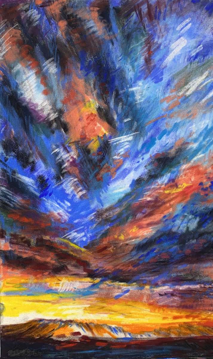 Sunset: Moving Light; Dusk Dark by Robbi Firestone, Image 1.