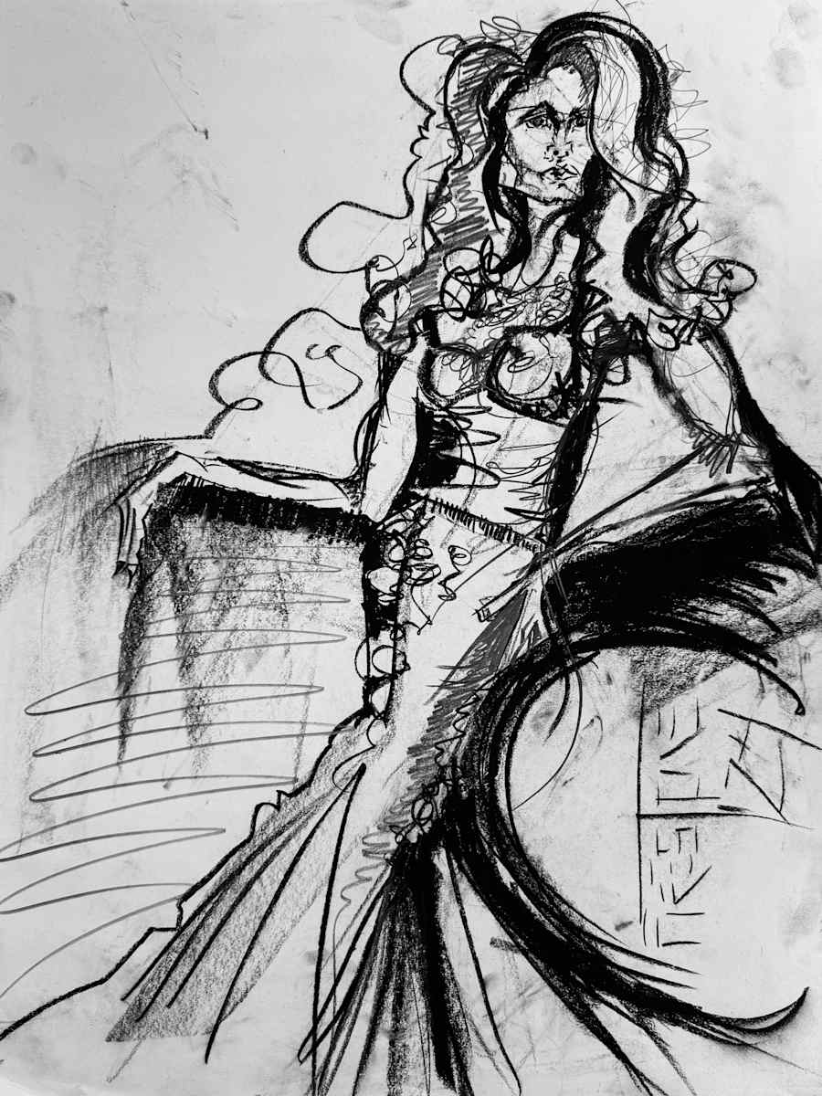 Burlesque Mermaid by Robbi Firestone, Image 2.