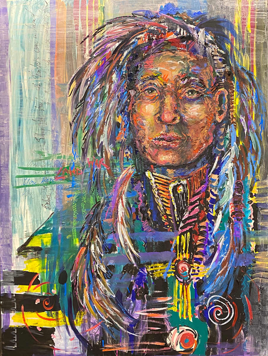 Native Son Painting by Robbi Firestone, Image 1.