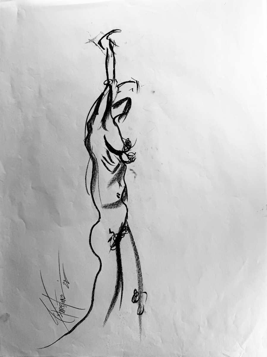 Nude Sketch No.11 by Robbi Firestone 