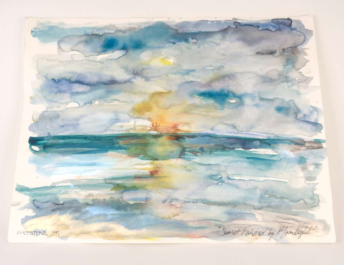 Sunset Painted by Moonlight by Robbi Firestone 