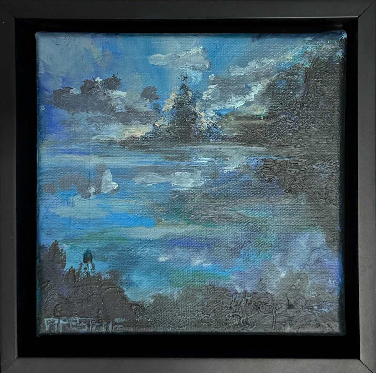 Lakeside at Dusk by Robbi Firestone, Image 1.