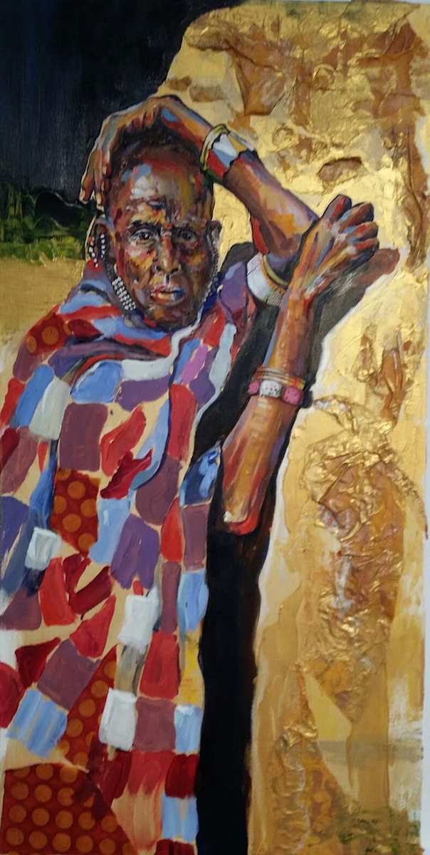 Maasai Hand On Head by Robbi Firestone, Image 1.