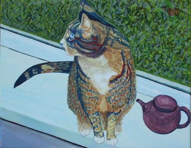 Meize and Teapot by Betsy Horn, Image 1.