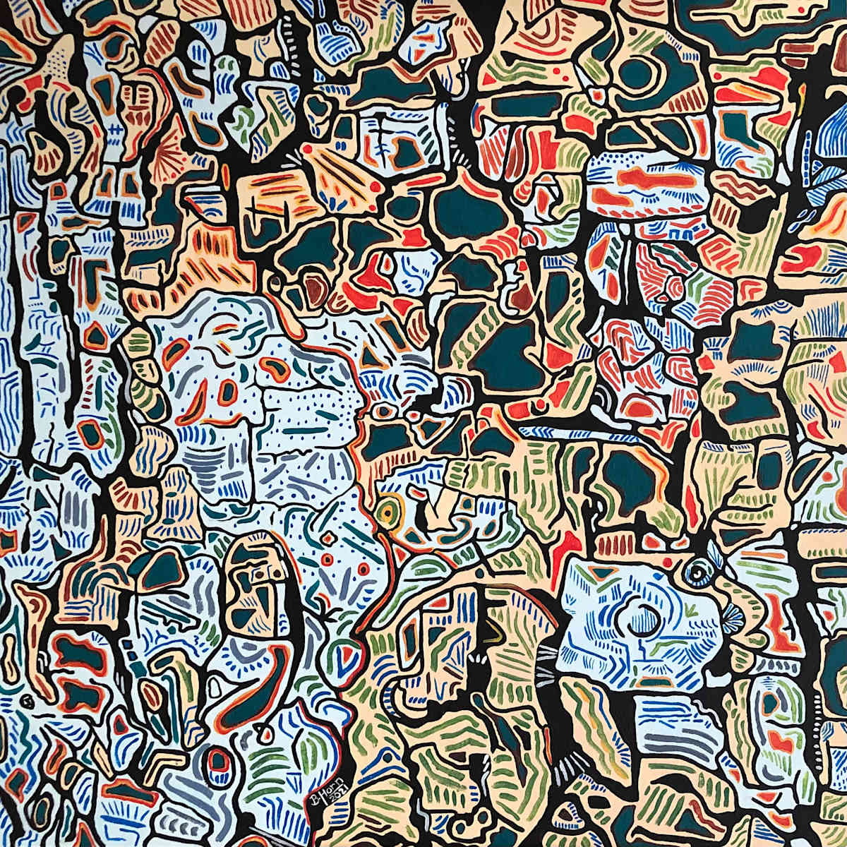 Dissociation (Pecan) by Betsy Horn, Image 1.