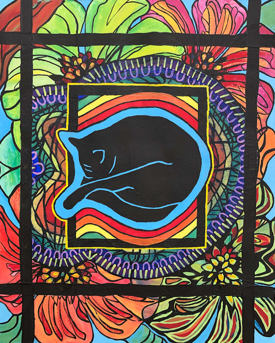 Pridey Cat by Betsy Horn  Image: Pridey Cat