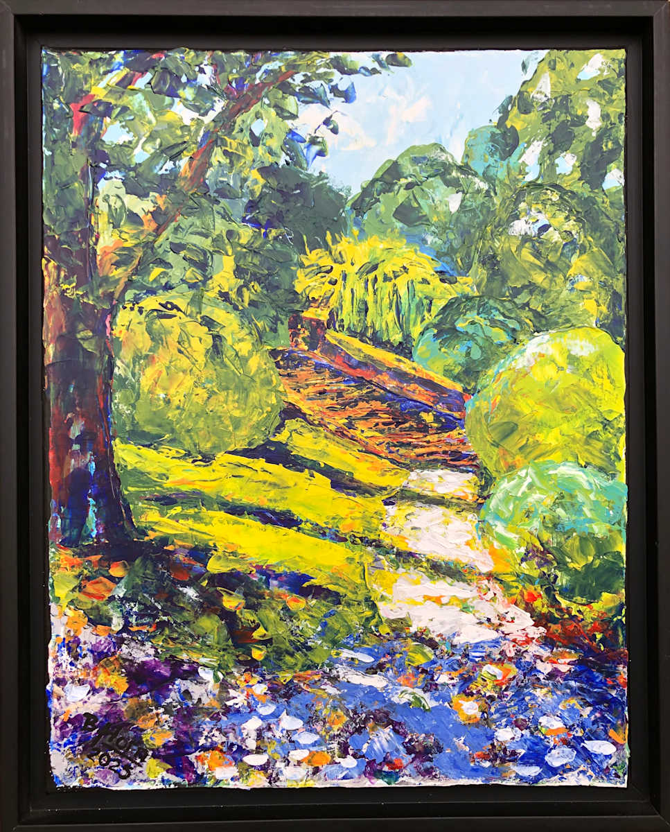 Tillery Park by Betsy Horn  Image: Tillery Park - Framed Image