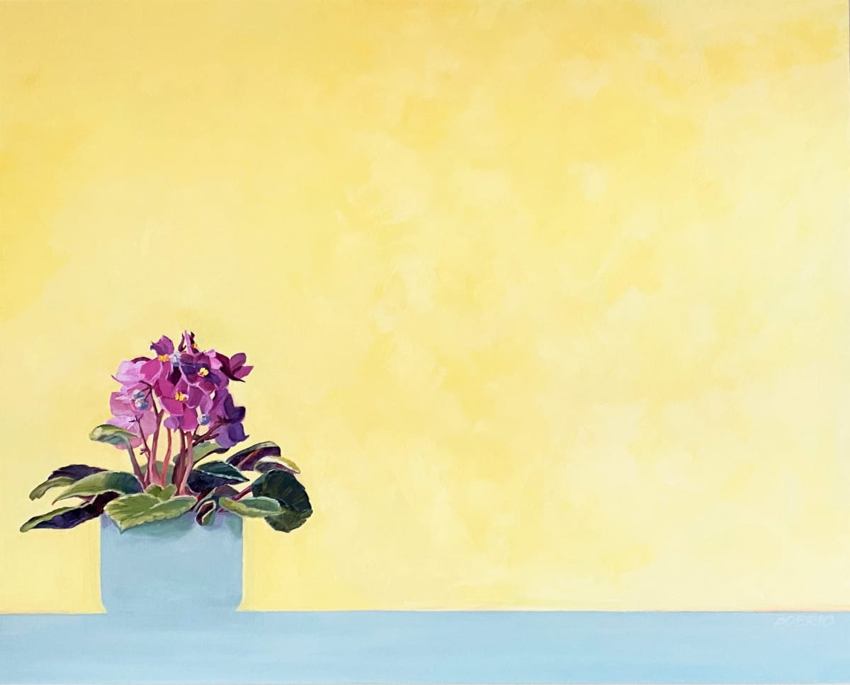 Calm and Violets by Carrie Lacey Boerio, Image 1.