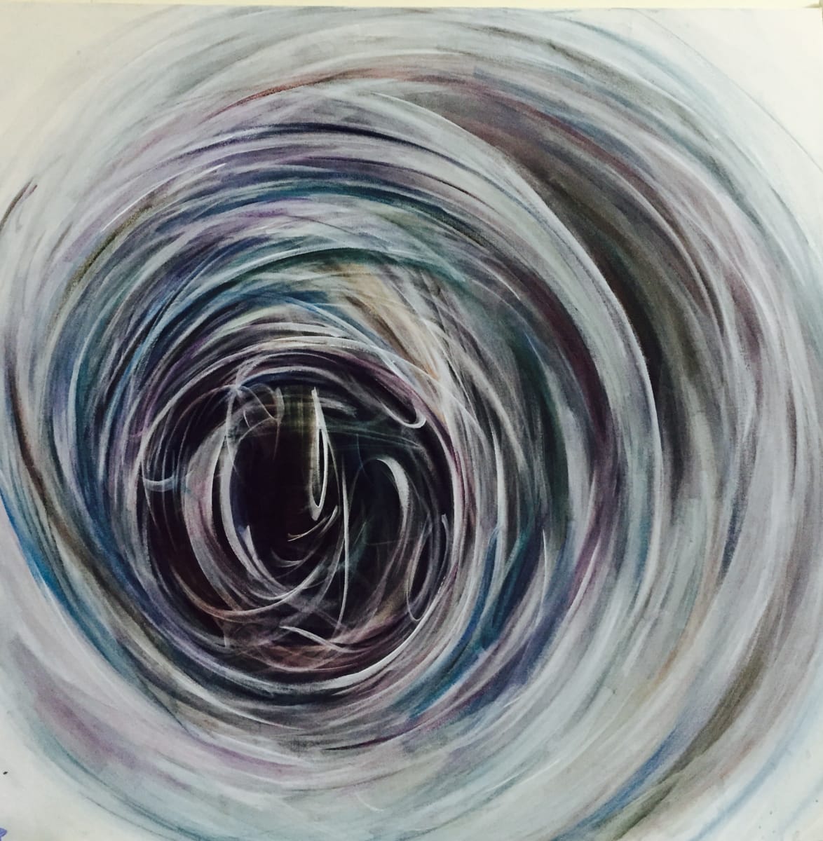 Layers acrylic 3x3' by Renee Brown 